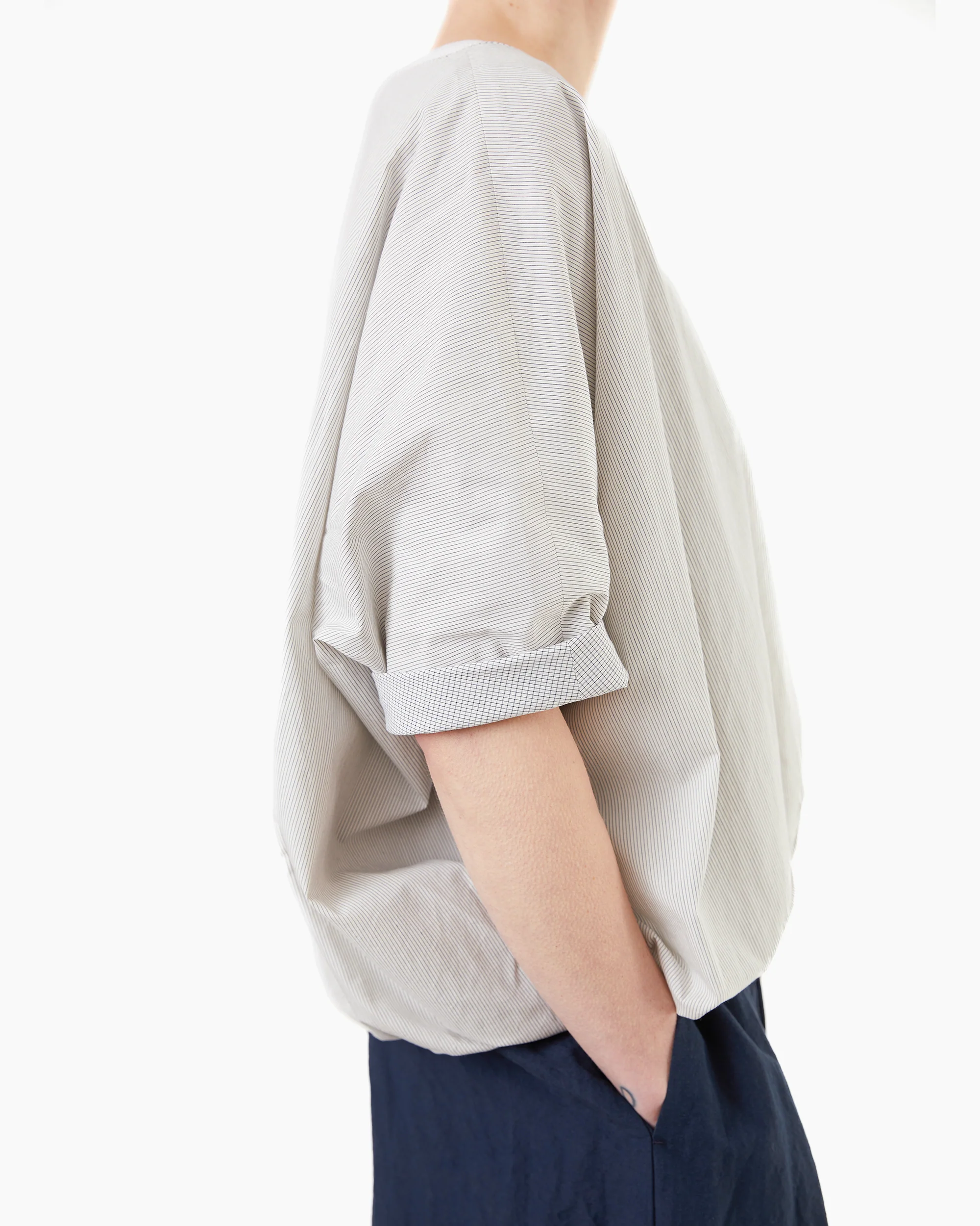 Apuntob Cotton Shirt in Meringue - Image 4