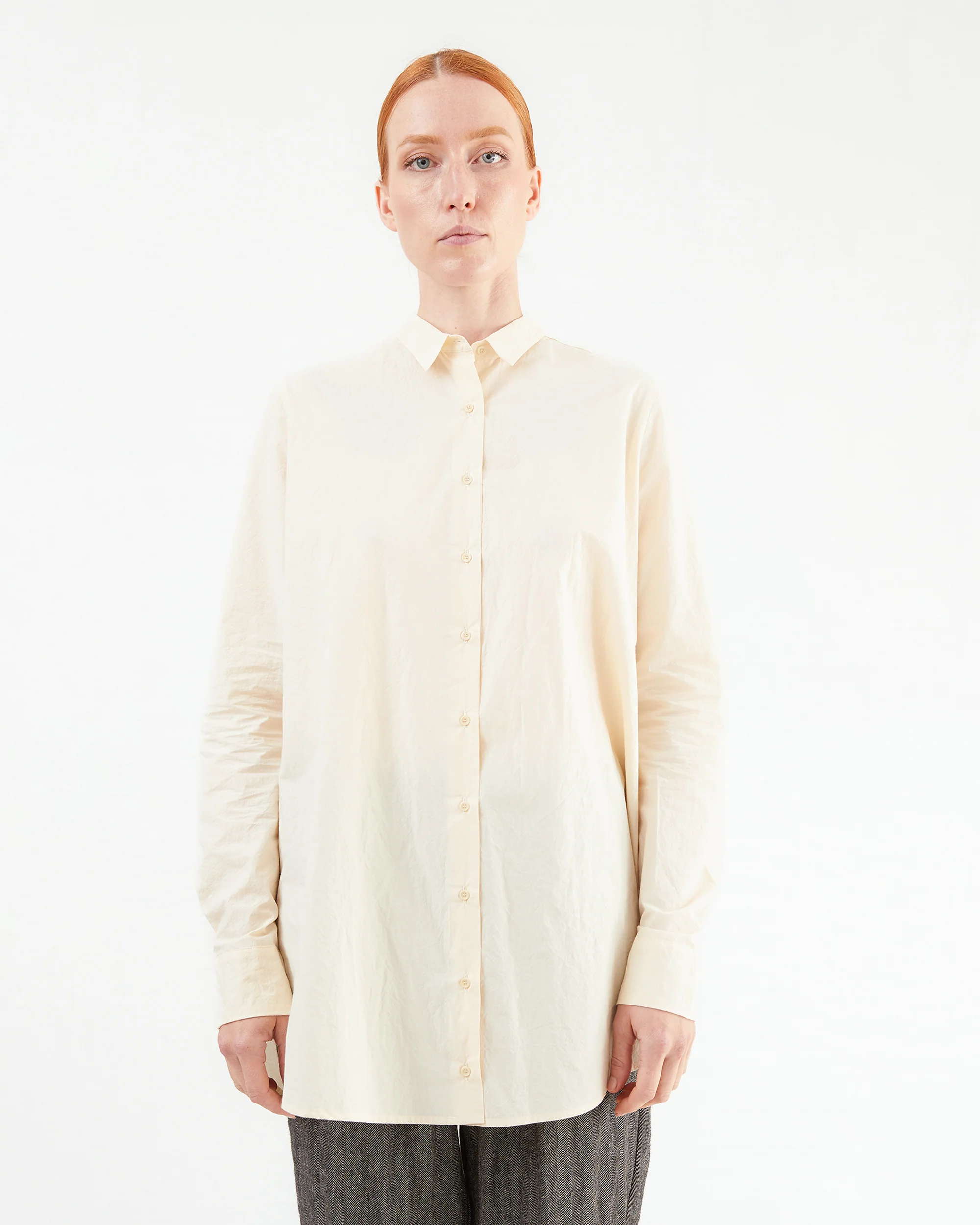 Apuntob Cotton Shirt in Natural - Image 5