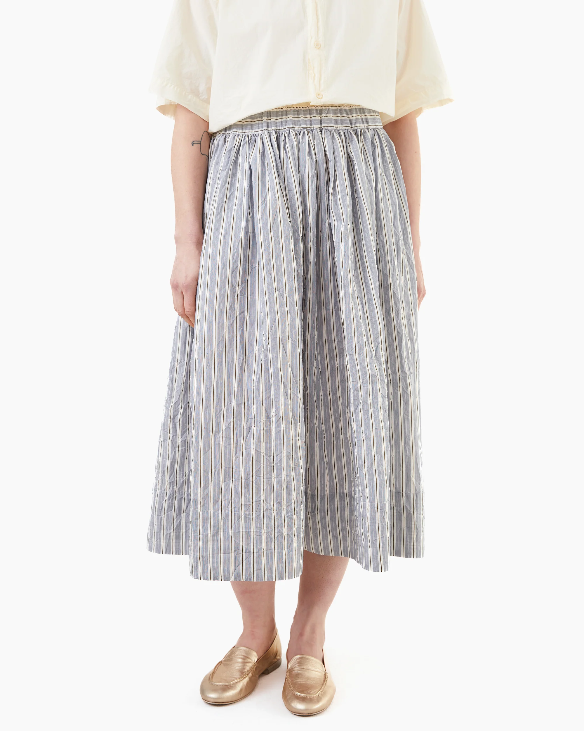 Apuntob Skirt in Abyss Stripe - Image 4