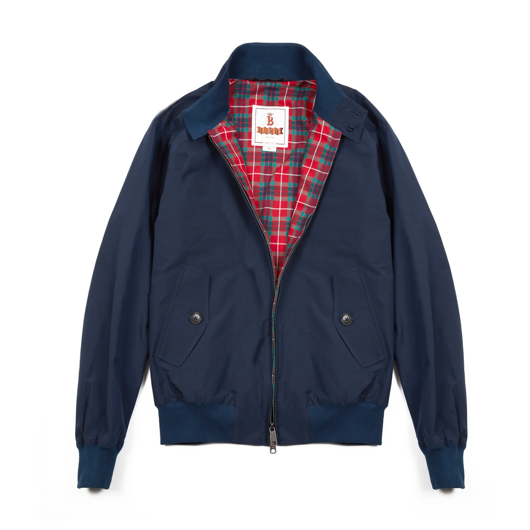 Baracuta G9 Harrington Jacket in Navy - Image 3