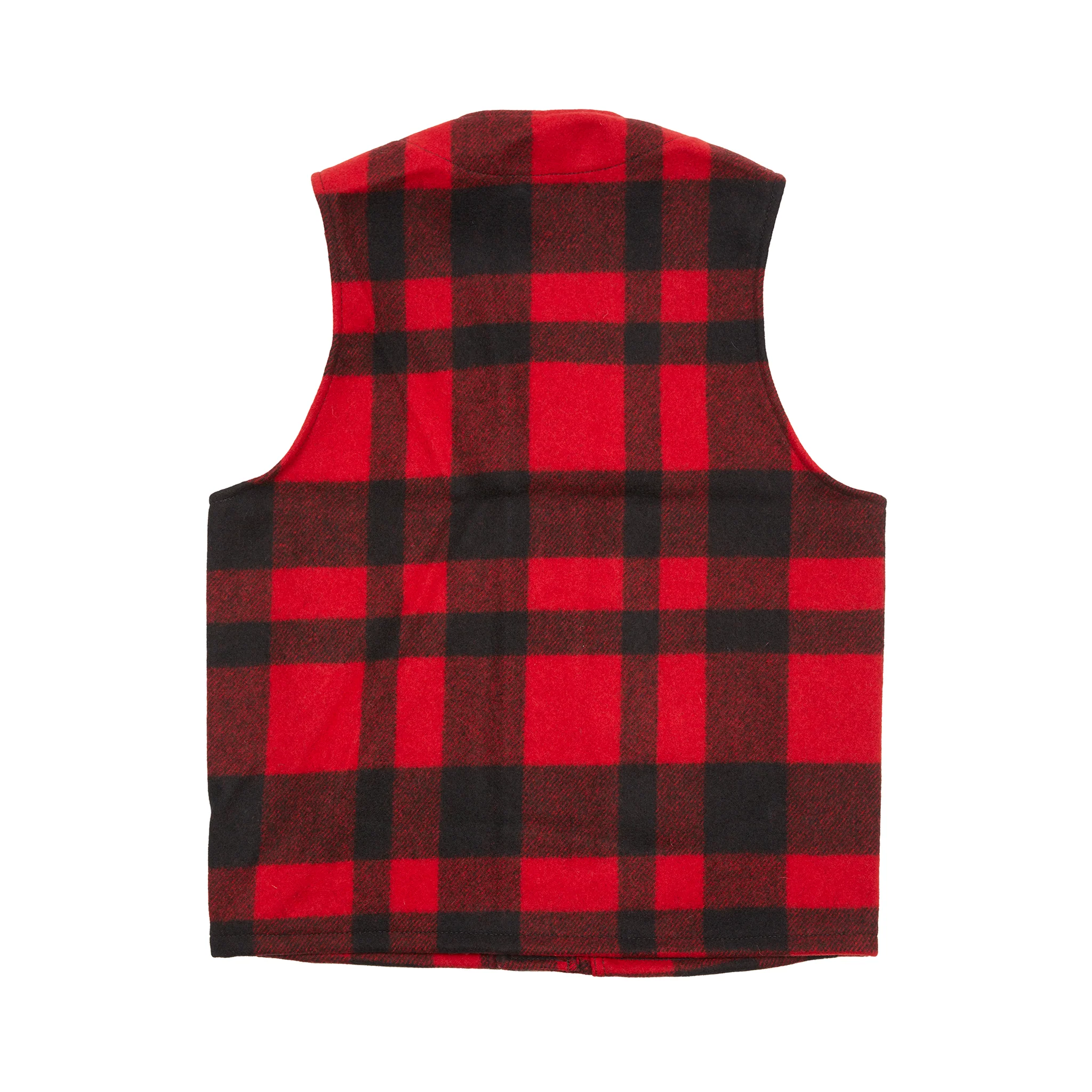 Filson Wool Mackinaw Vest in Red Check - Image 3