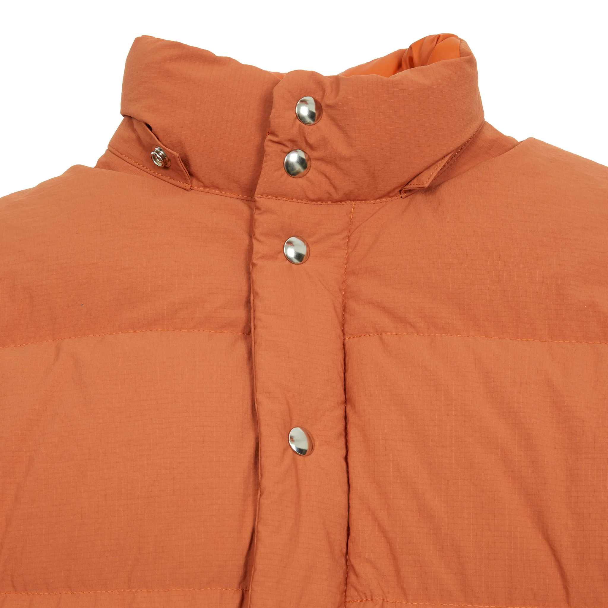 Crescent Down Works Ripstop Down Sweater in Rust / Orange - Image 3