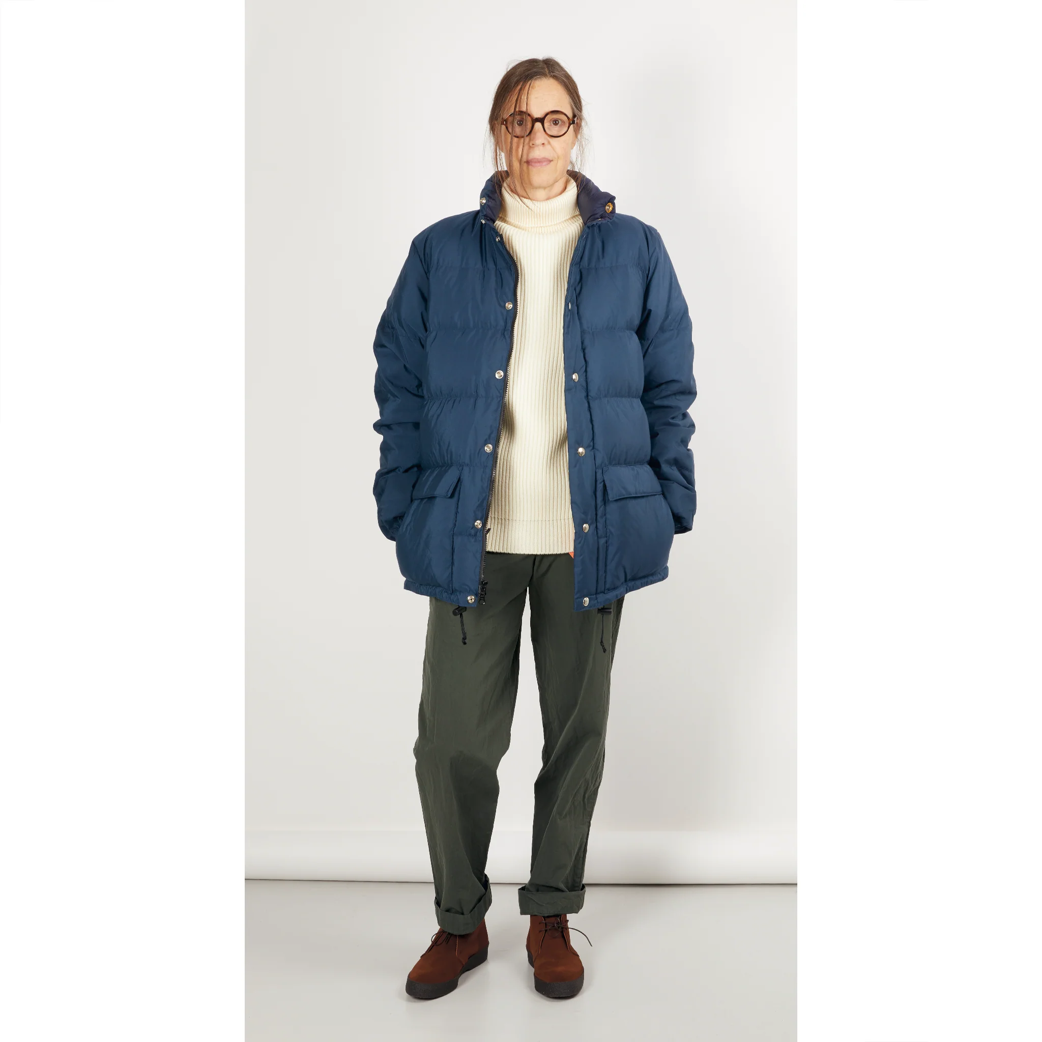 Crescent Down Works 60/40 Classico Parka in Navy - Image 9