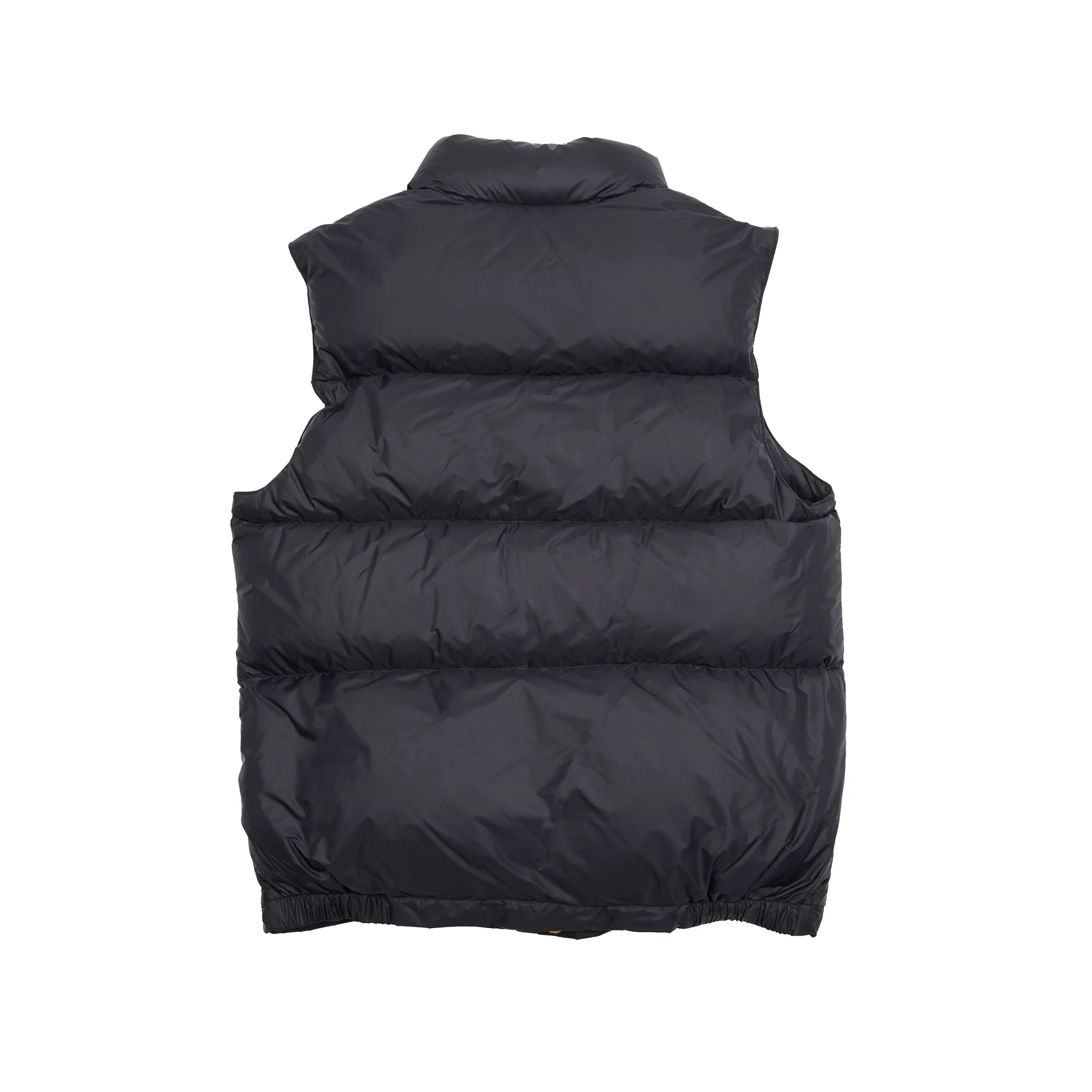 Crescent Down Works Italian Vest in Black / Black - Image 3