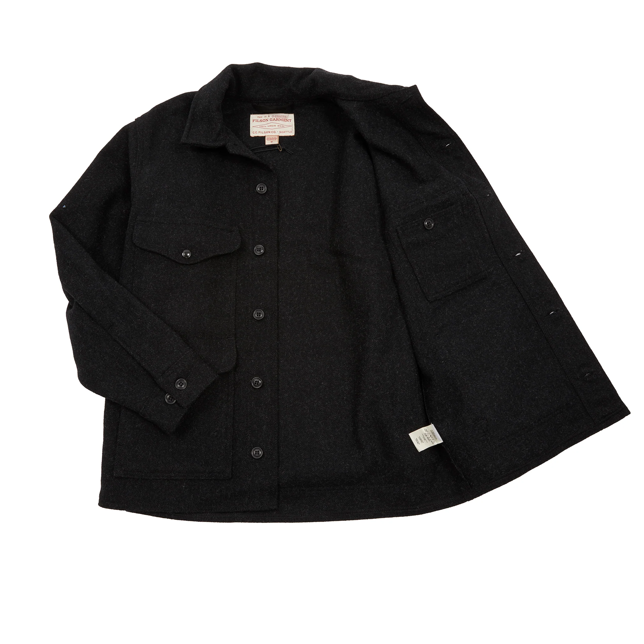 Filson Mackinaw Cruiser in Charcoal - Image 4