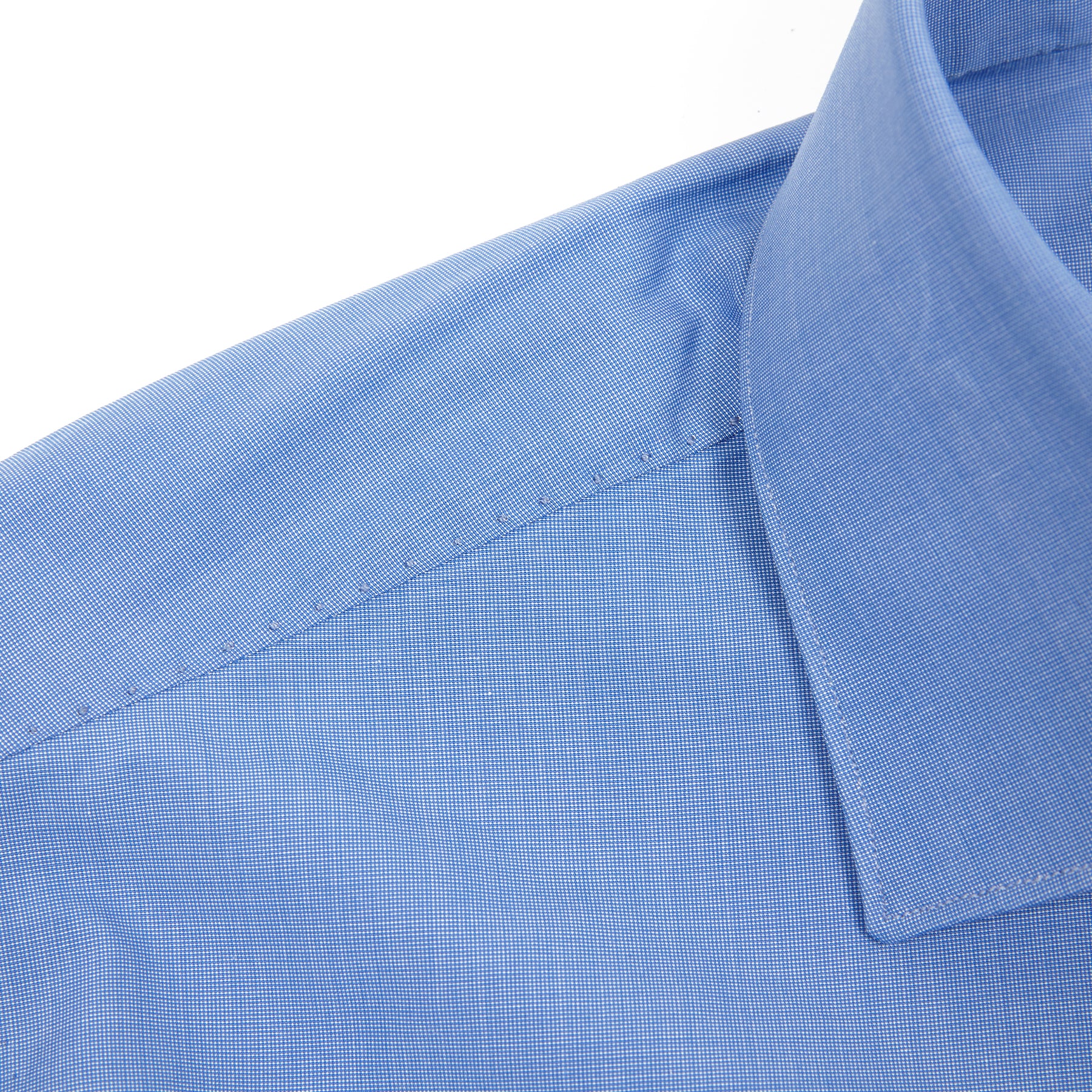 Finamore 170 Shirt in Blue - Image 3