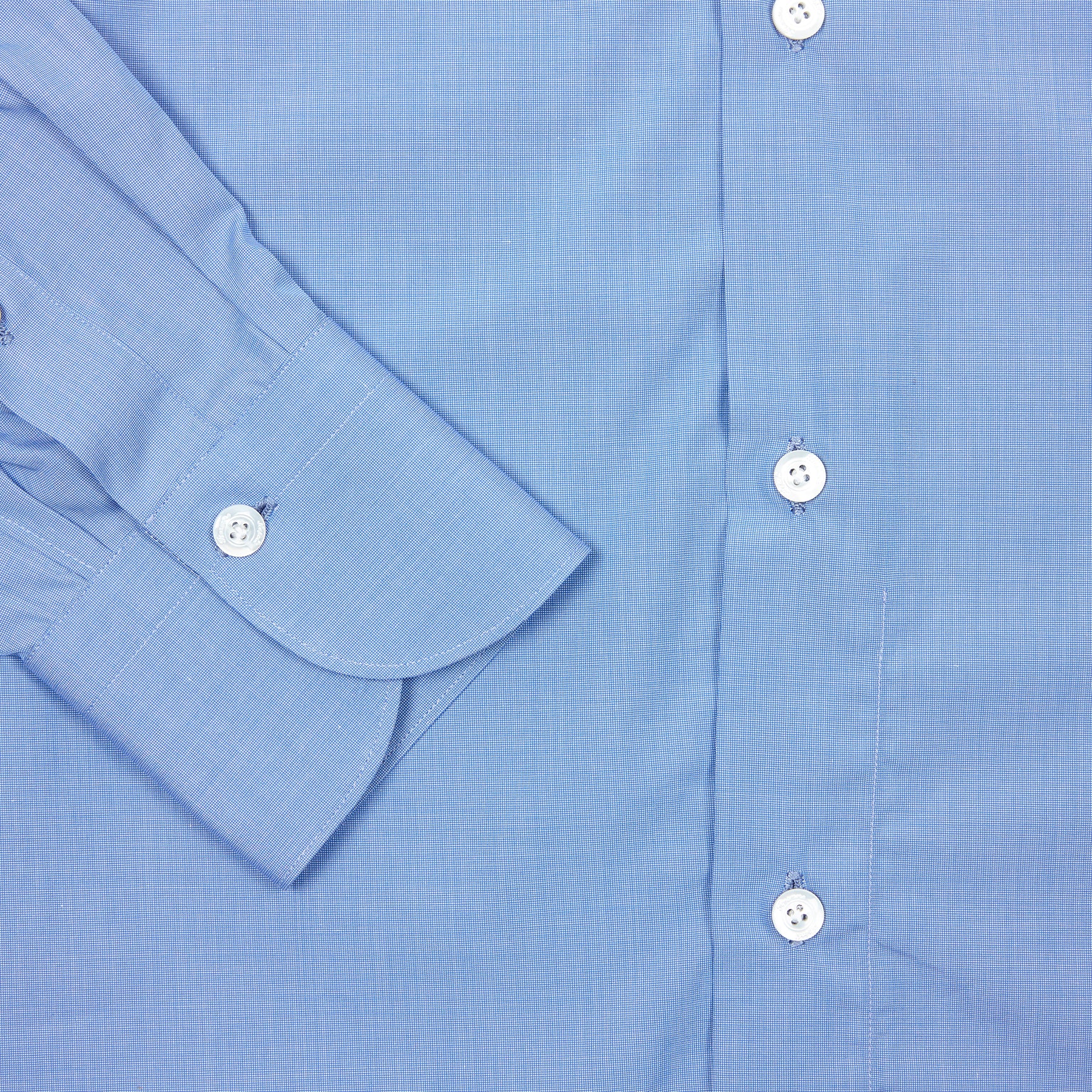 Finamore 170 Shirt in Blue - Image 5