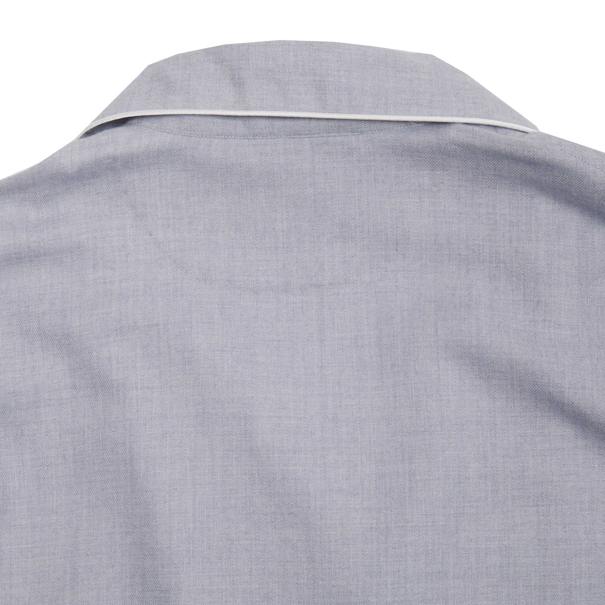 Finamore Cotton Cashmere Pyjamas in Light Blue - Image 4