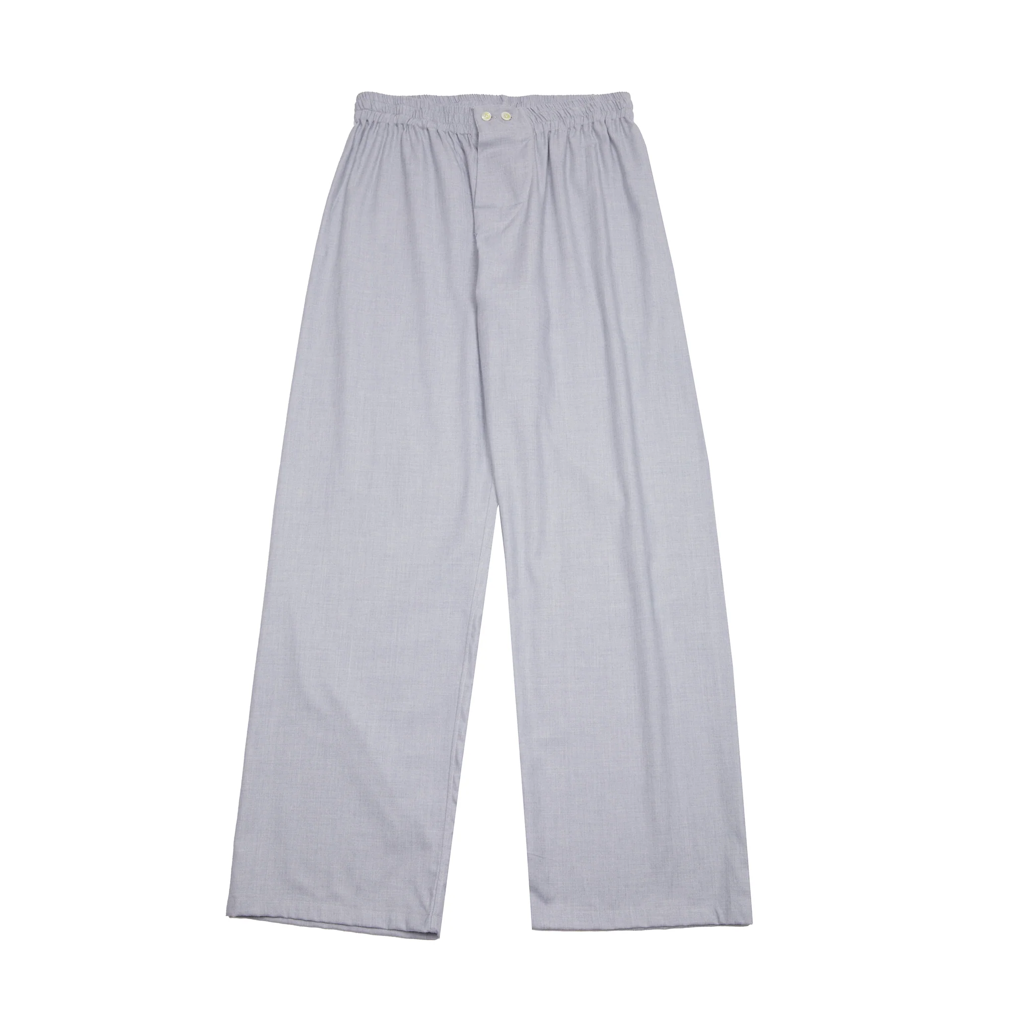 Finamore Cotton Cashmere Pyjamas in Light Blue - Image 5