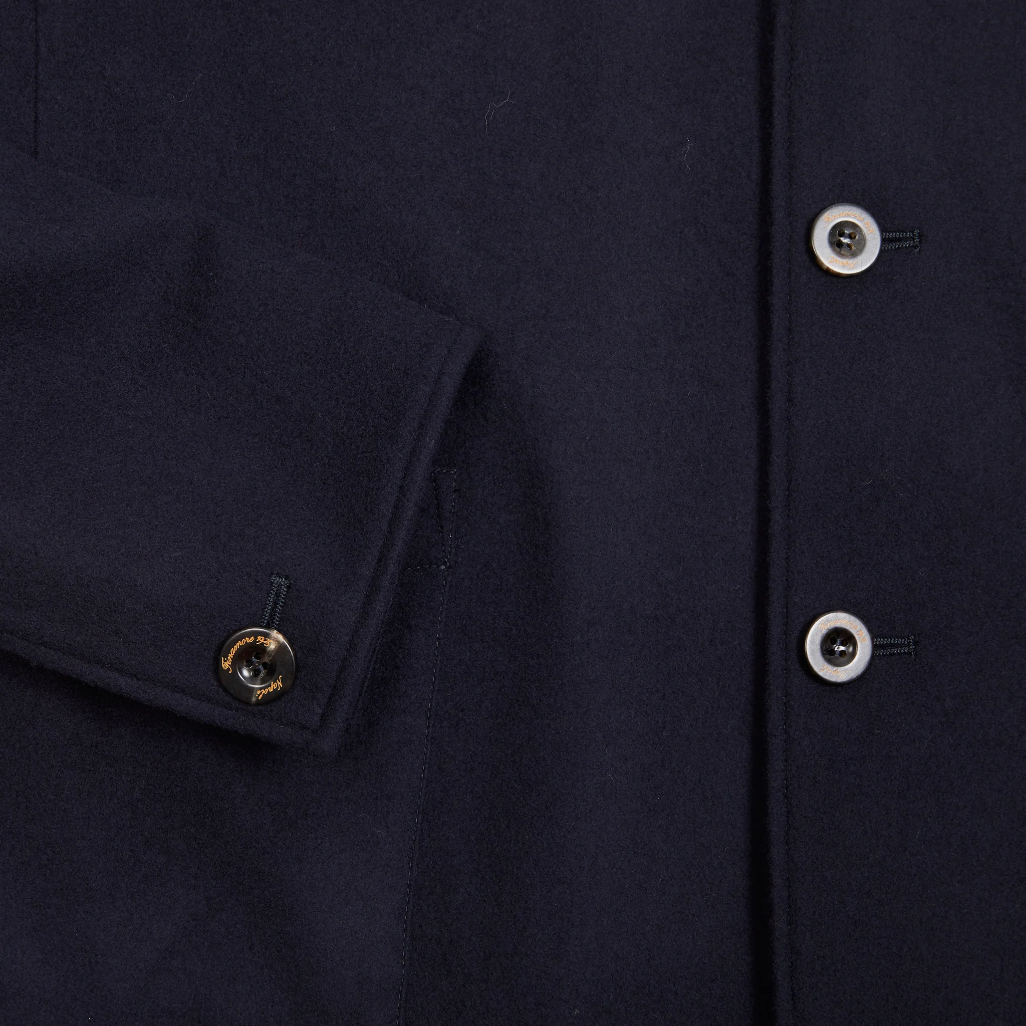 Finamore Frans Jacket in Navy - Image 3