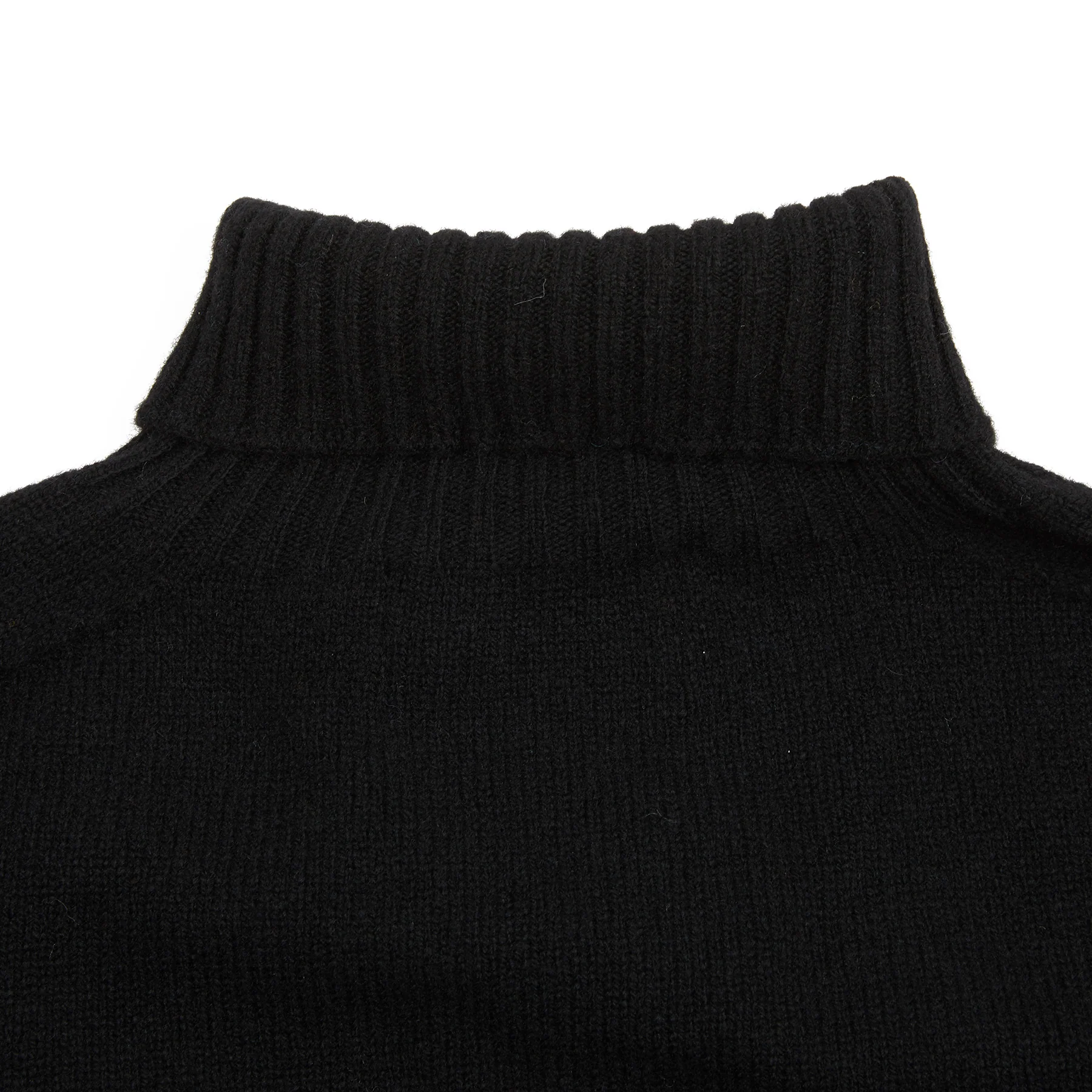 Harley Women's Superfine Lambswool Roll Neck Jumper in Black - Image 3