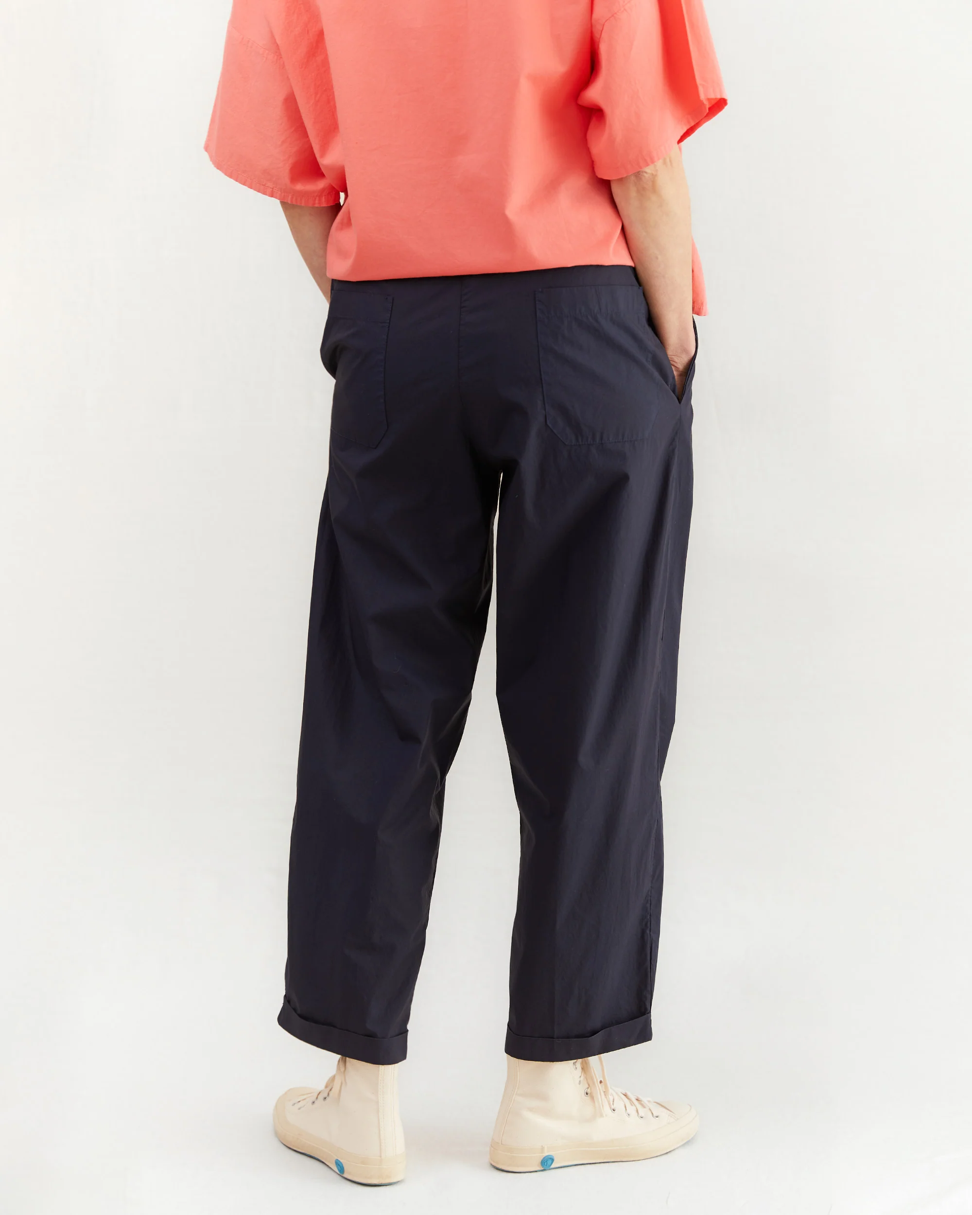 Labo.Art Women's Vela Clara Cotton Pant in Atlantic - Image 3