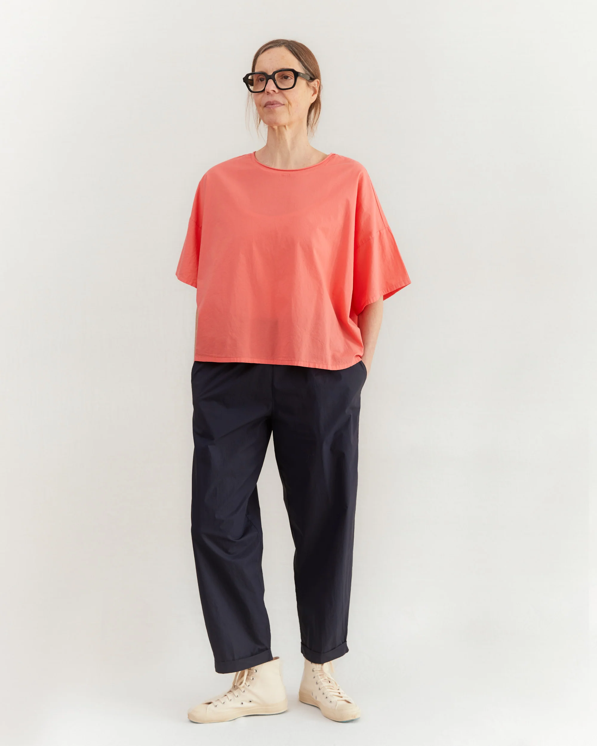 Labo.Art Women's Vela Clara Cotton Pant in Atlantic - Image 4