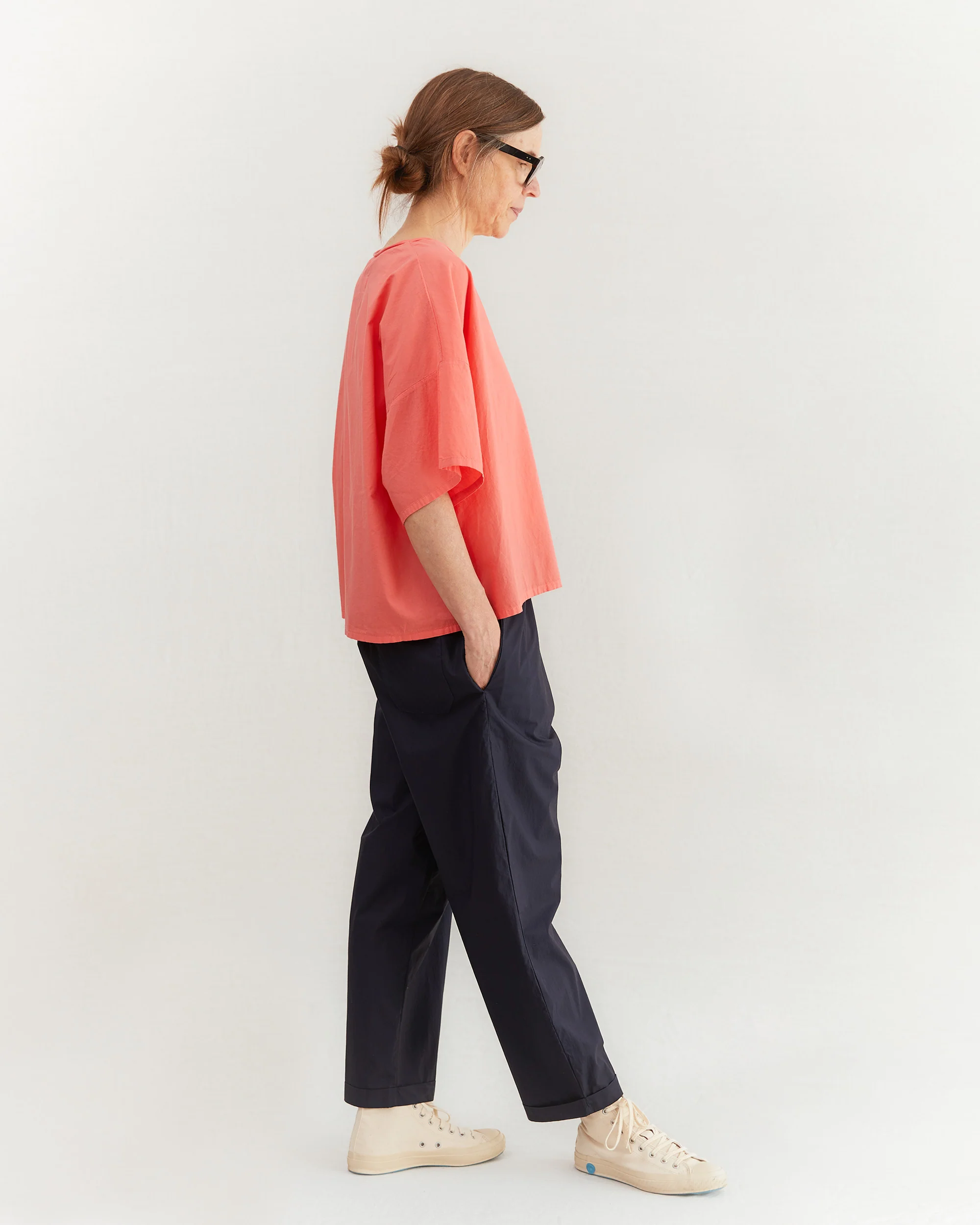 Labo.Art Women's Vela Clara Cotton Pant in Atlantic - Image 5