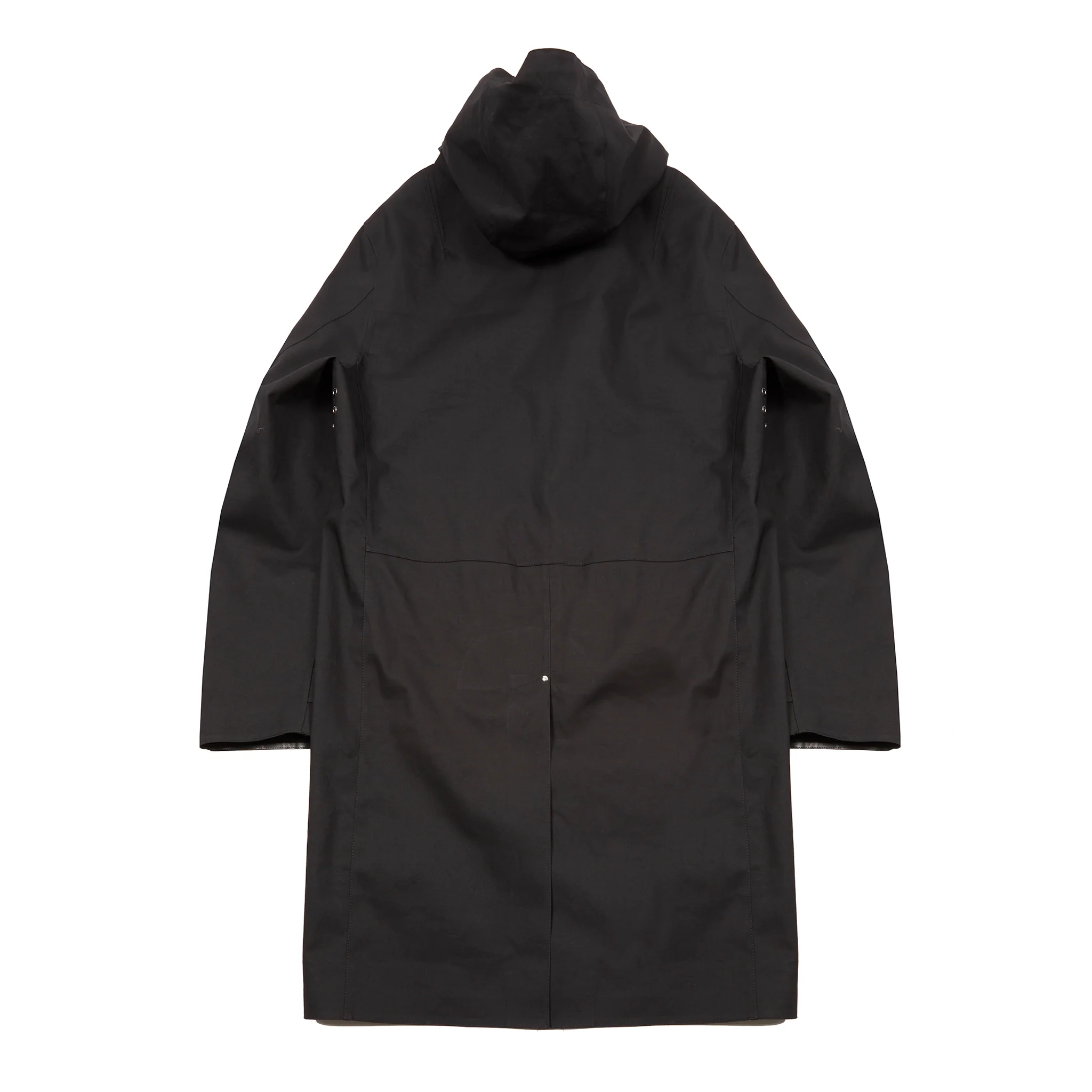 Mackintosh Granish Bonded Cotton Hooded Parka in Black - Image 9