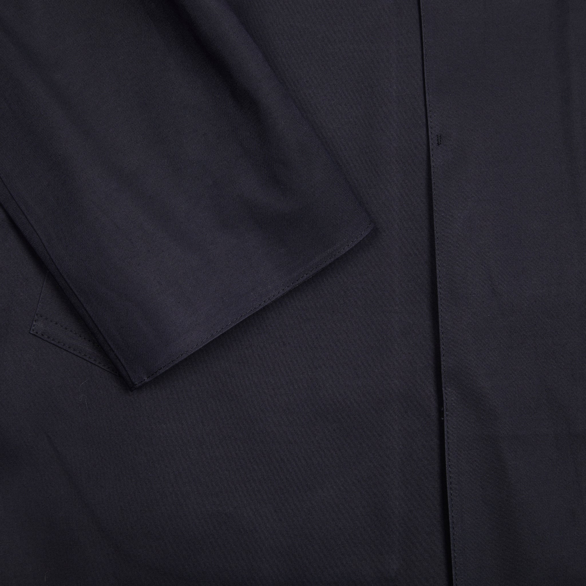 Mackintosh Dunkeld Bonded Cotton Raincoat in Navy - Image 3