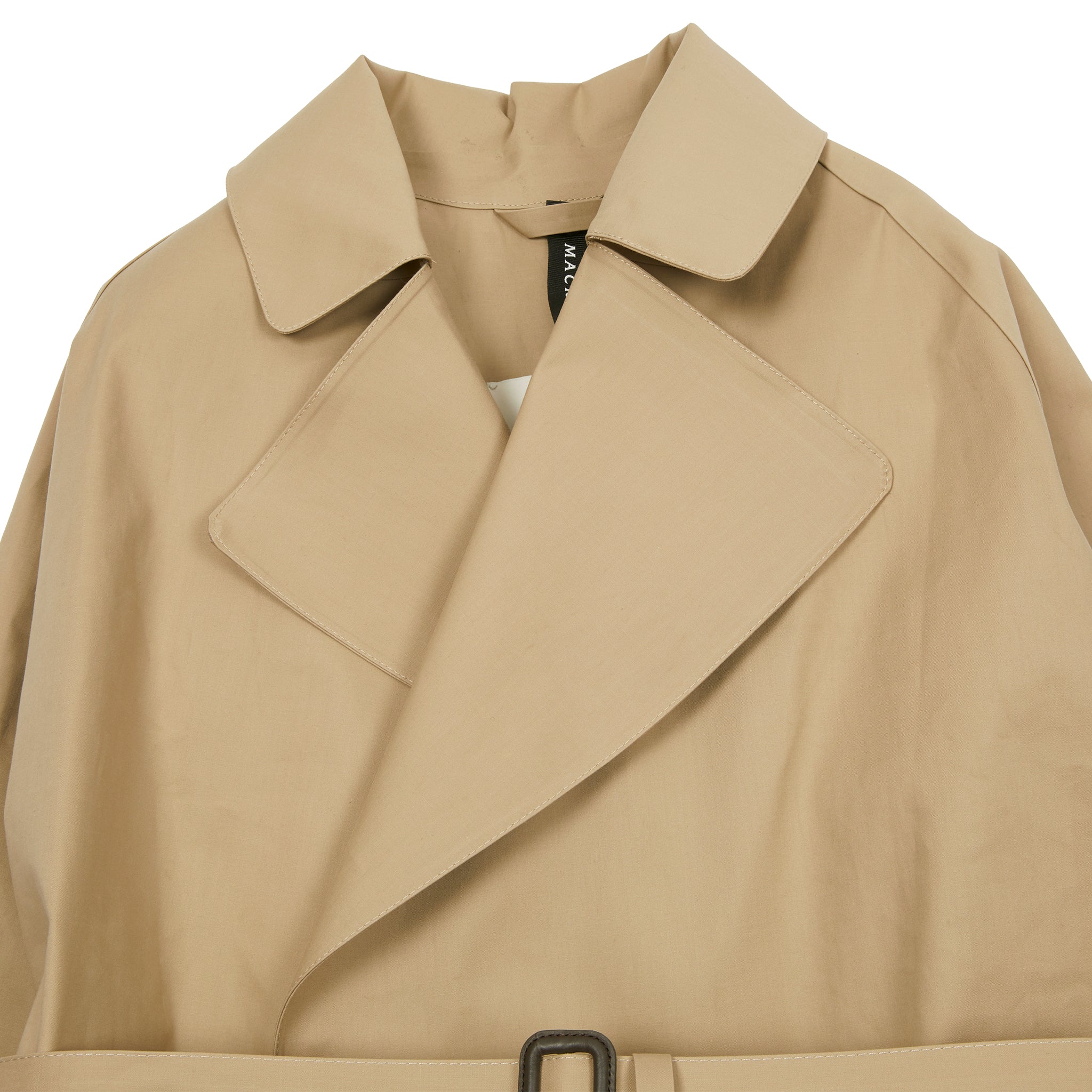Mackintosh Women's Kintore Bonded Cotton Overcoat in Fawn - Image 6