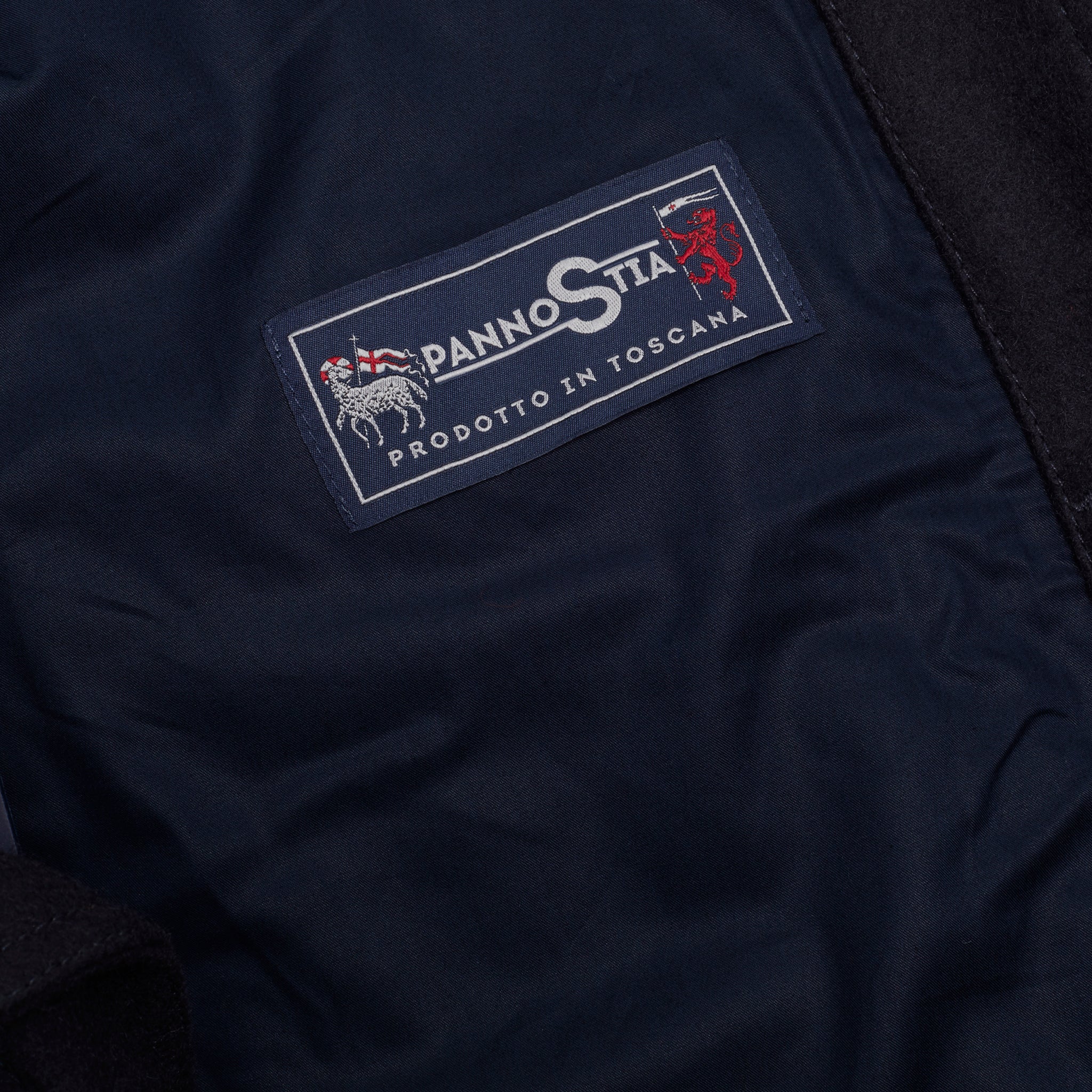 Manifattura Ceccarelli Casentino Wool Cruiser Jacket in Navy - Image 3