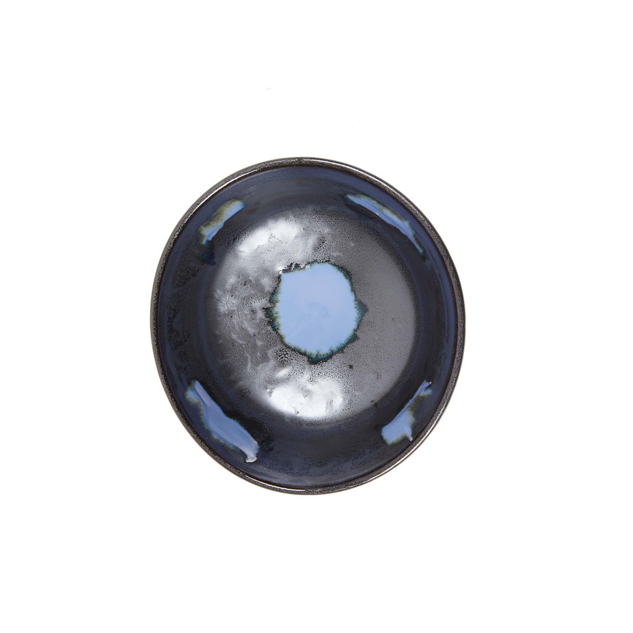 Matthias Kaiser Black and Blue Glazed Bowl - Image 5