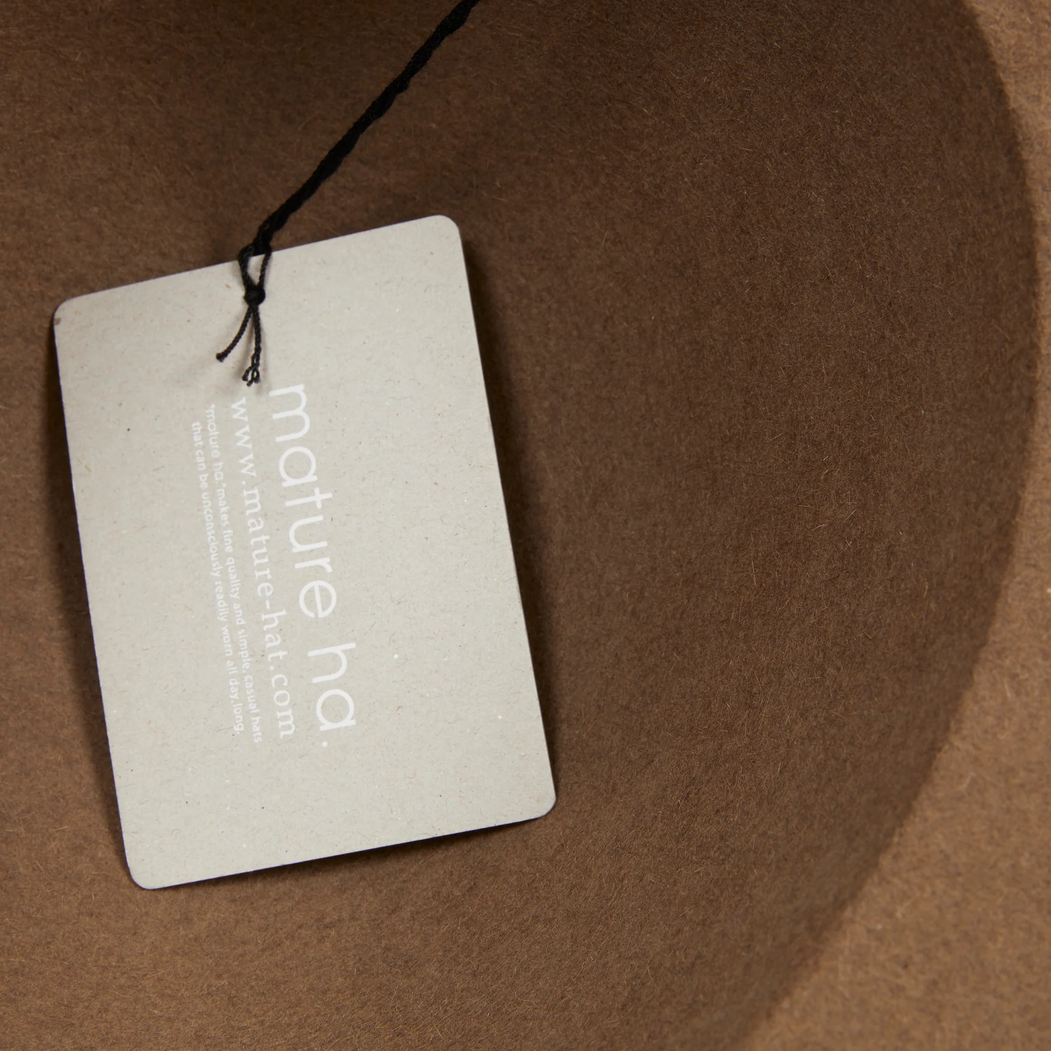 Mature Ha Rope Tracks Hat in Mocha - Image 3