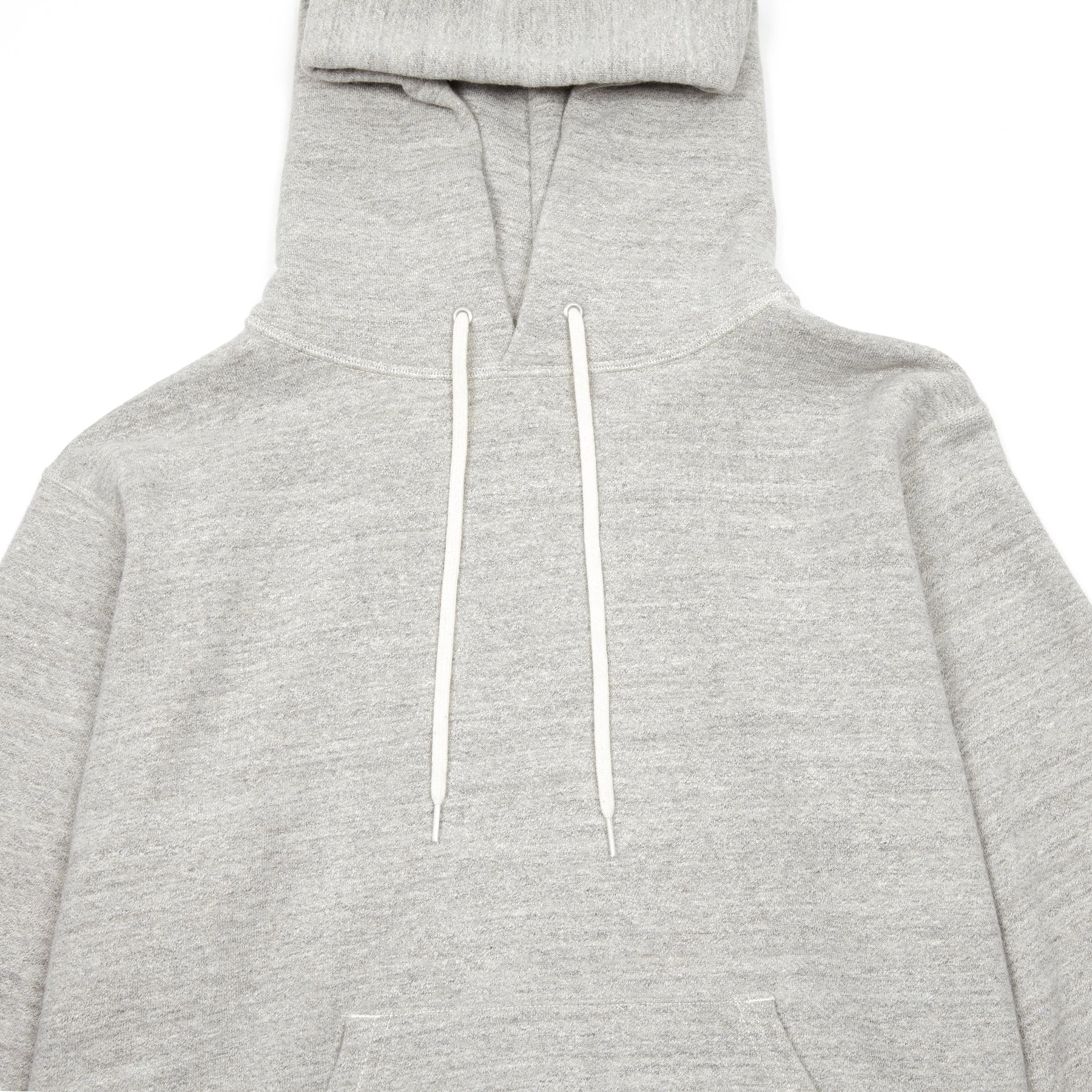Orslow Loopwheel Hoodie in Heather Grey - Image 3