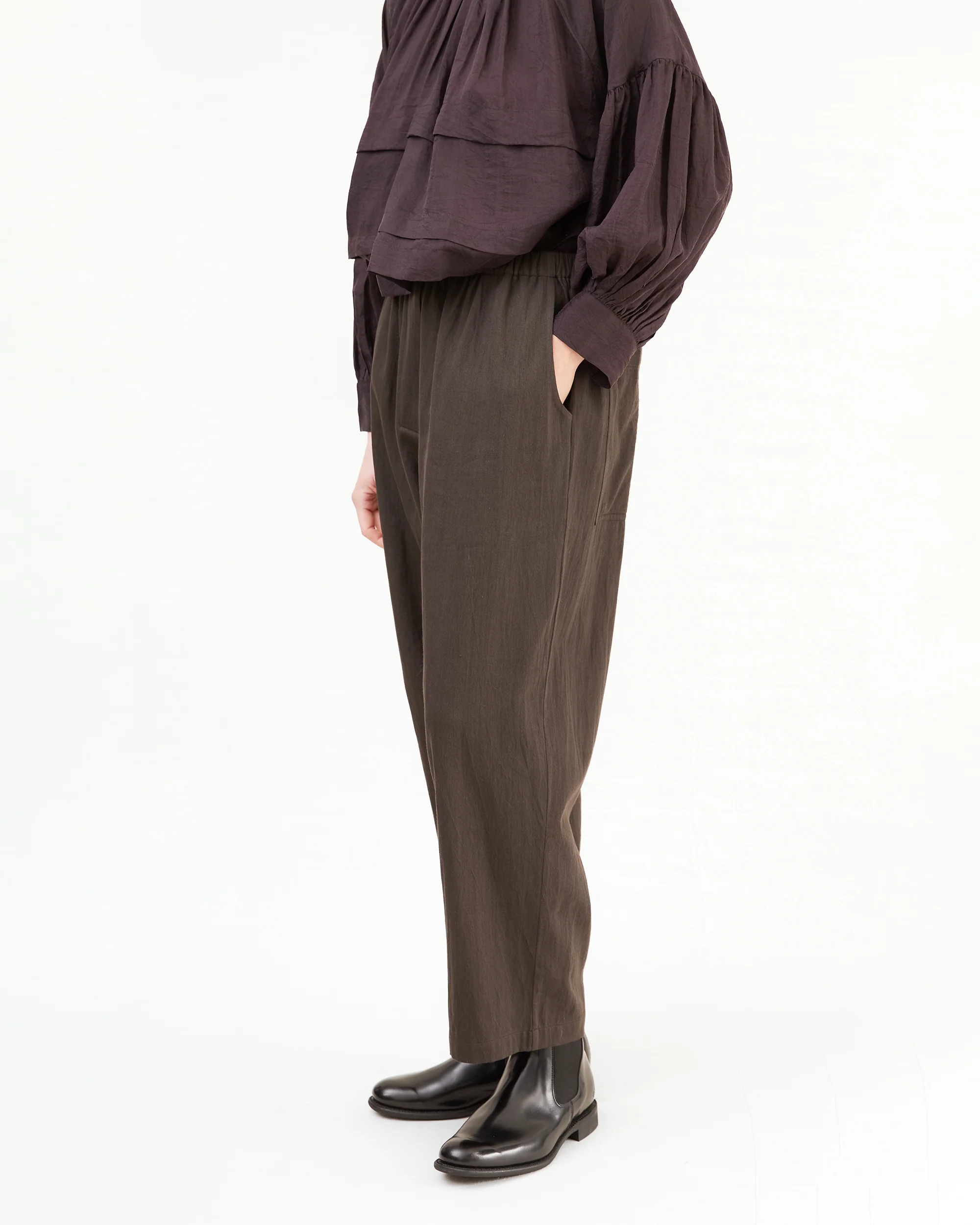 Runaway Bicycle Chad Pant in Charcoal - Image 3