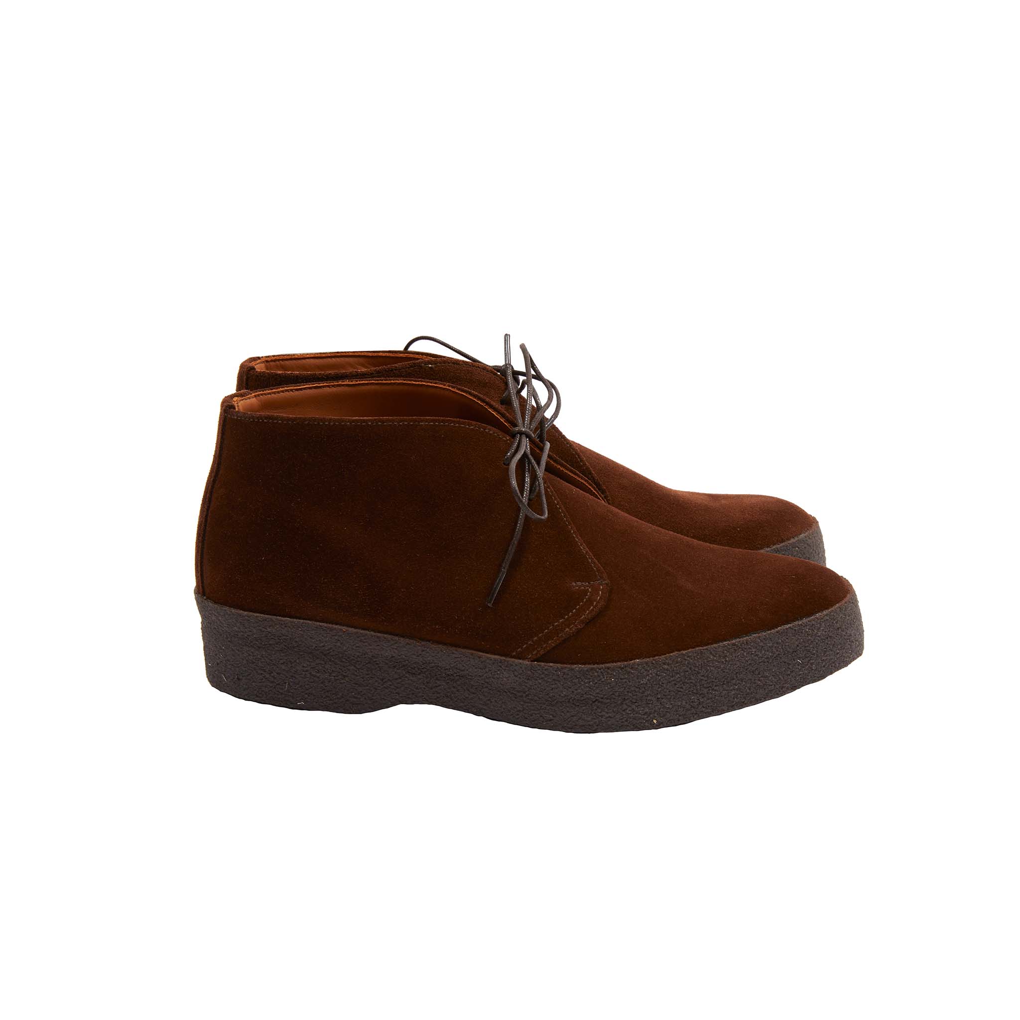 Sanders Hi-Top Suede Chukka Boot in Polo Snuff - Image 3