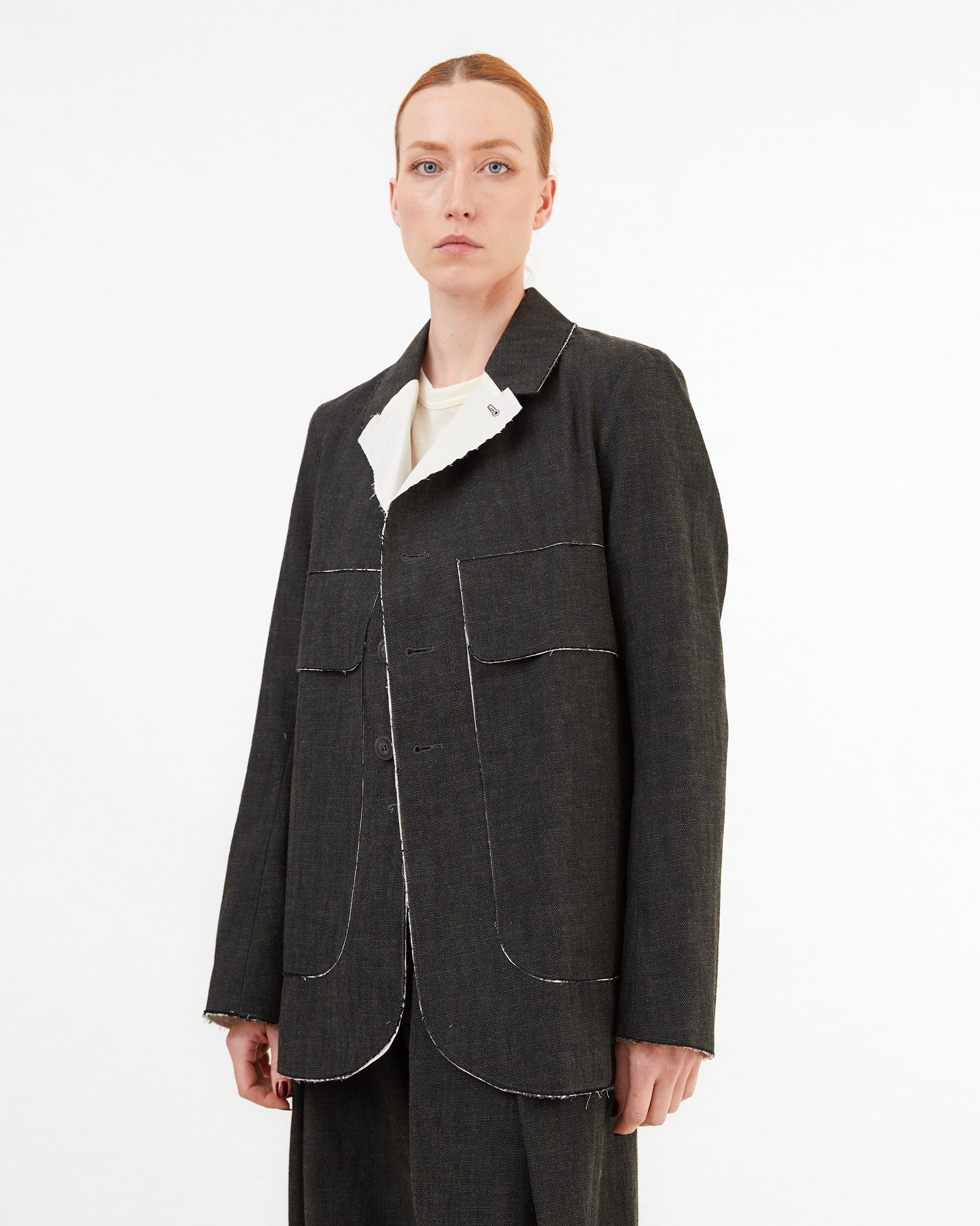 Wright + Doyle Stanhope Jacket in Alga Green - Image 6